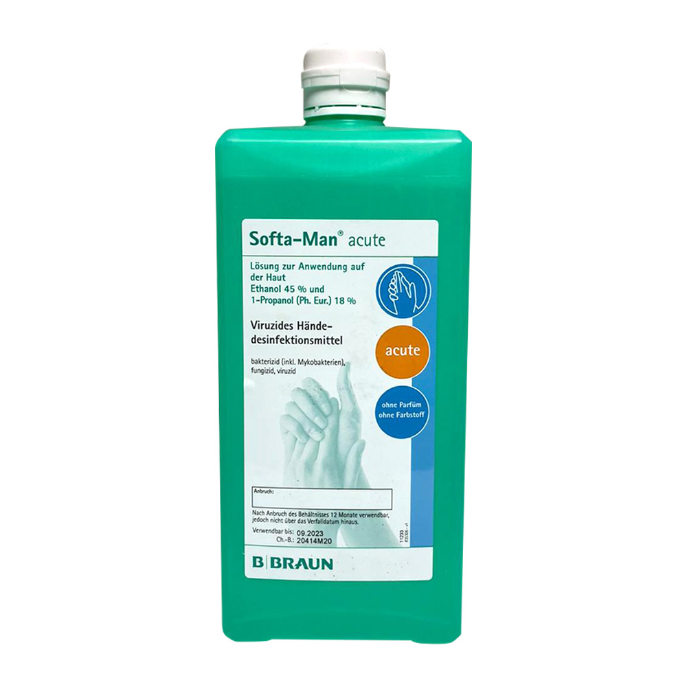 B.Braun hand disinfectant Softa-Man® acute, virucidal, 1000ml