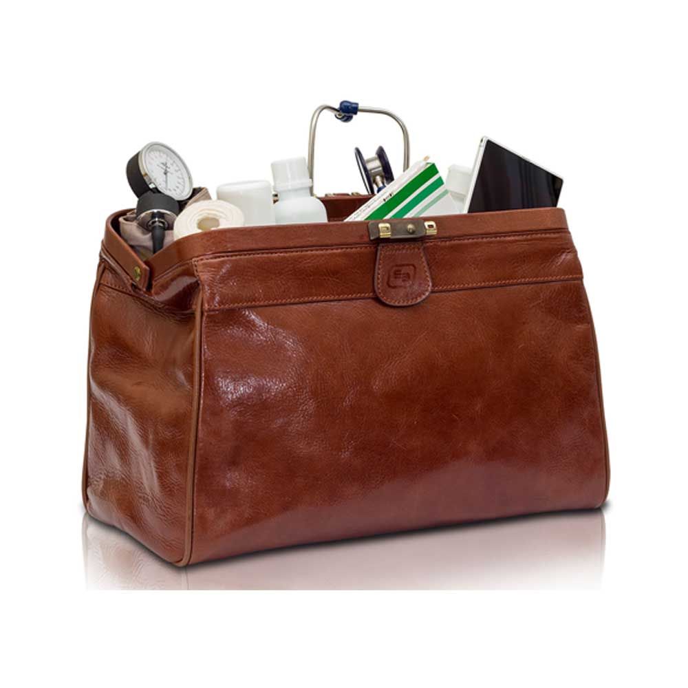 EELITE BAGS doctors bag CLASSY-S deluxe, leather, long