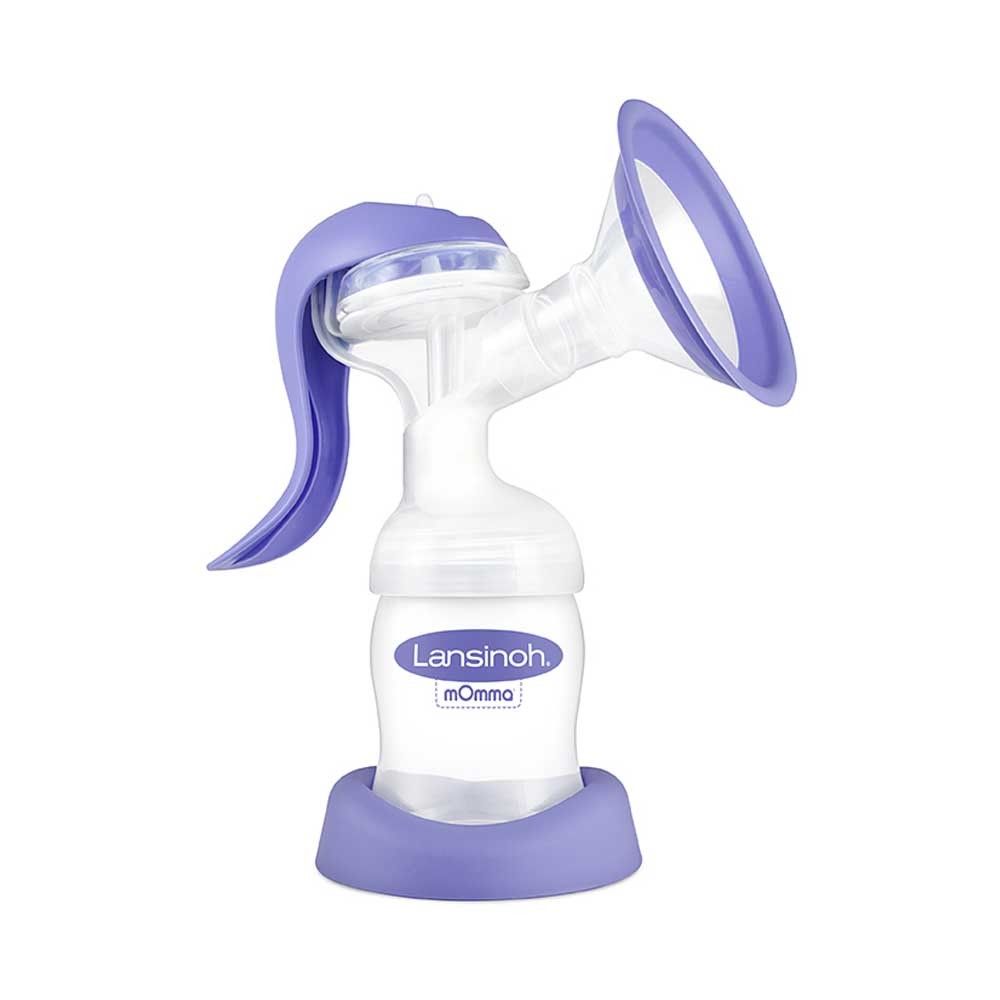 Lansinoh manual breast milk pump wide neck, 2-phase technology, 160 ml