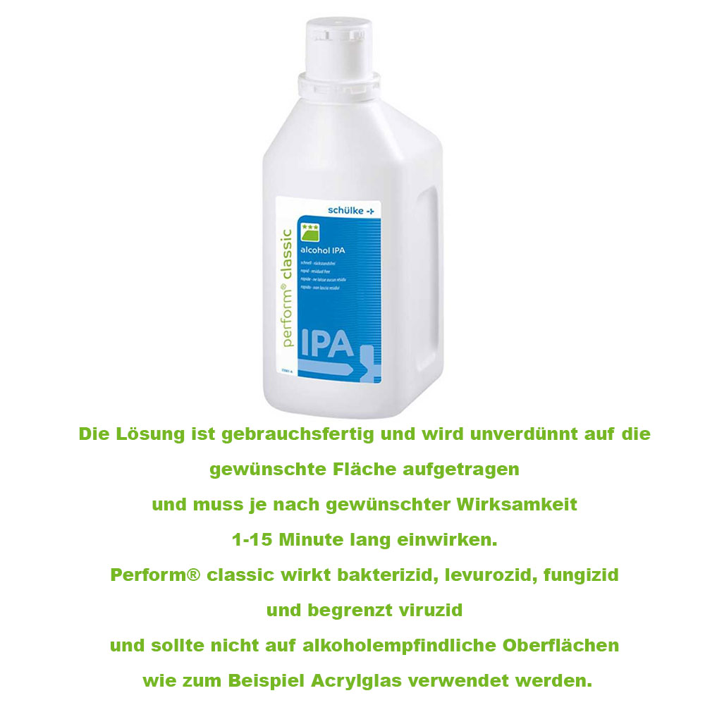 Schülke Disinfecting Solution Perform® classic alcohol IPA 70% 1000ml