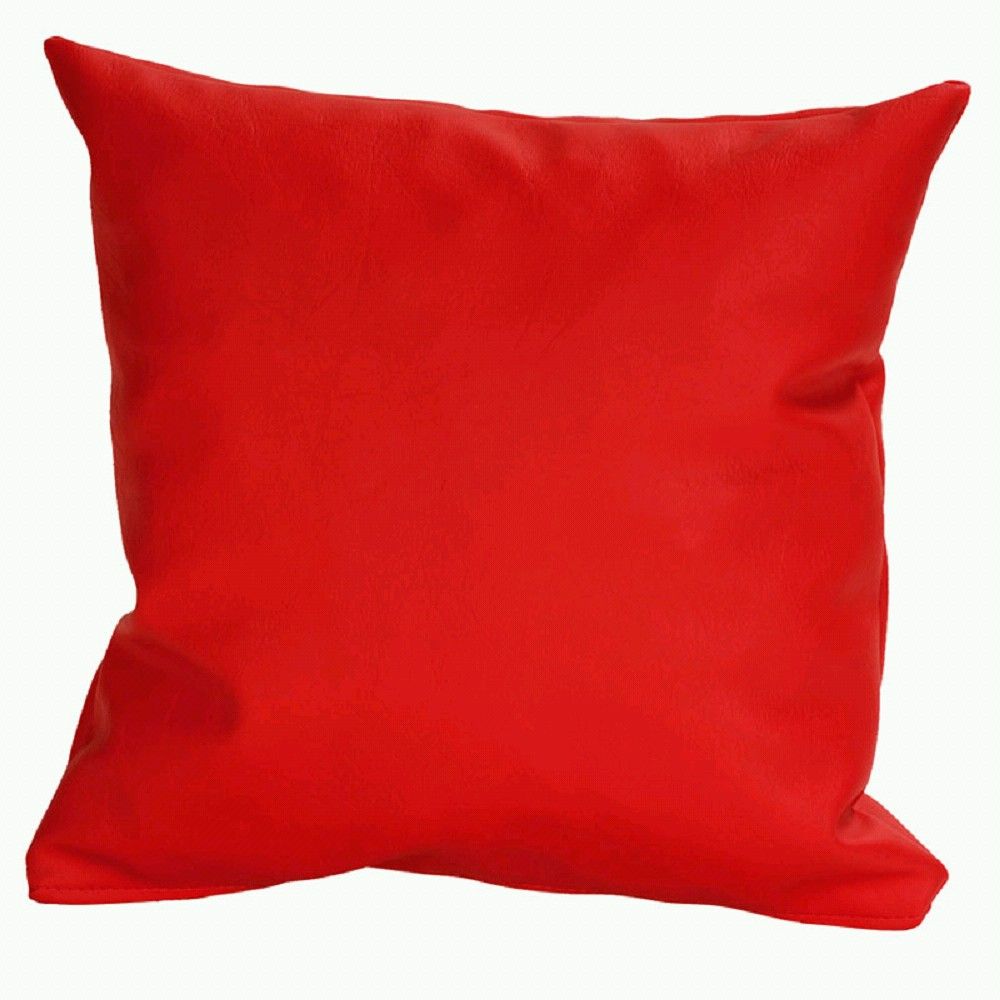 Pader pillows and cushions, leatherette cover, 40x40 cm, sand