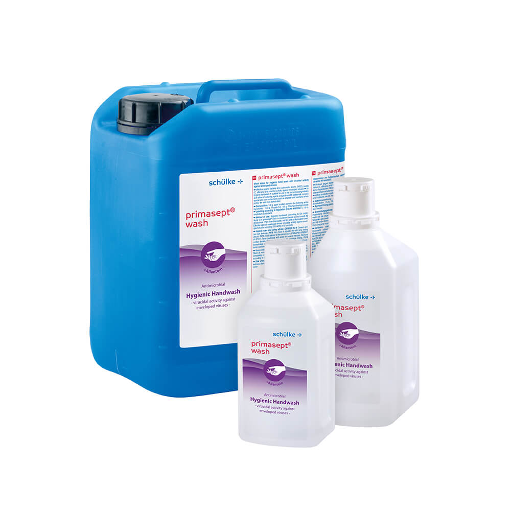 primasept® wash Washing Lotion, fragrance-free, from Schülke, Sizes