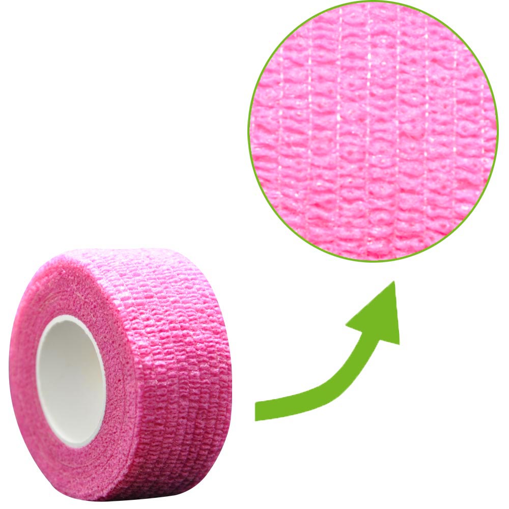 MC24® Fingertape color, cohesive, 2,5cmx4,5m, pink, 1pc.
