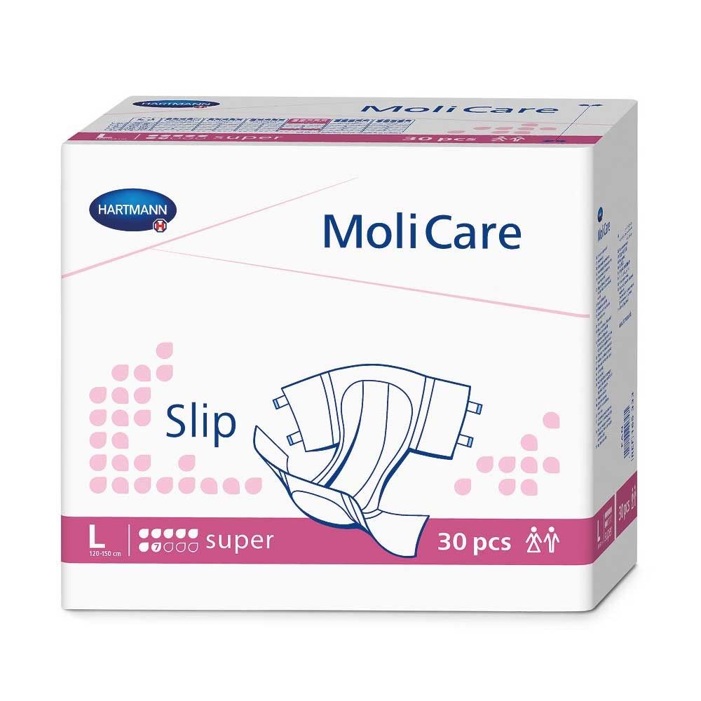 Hartmann MoliCare Slip super incontinence, L, 30 pack