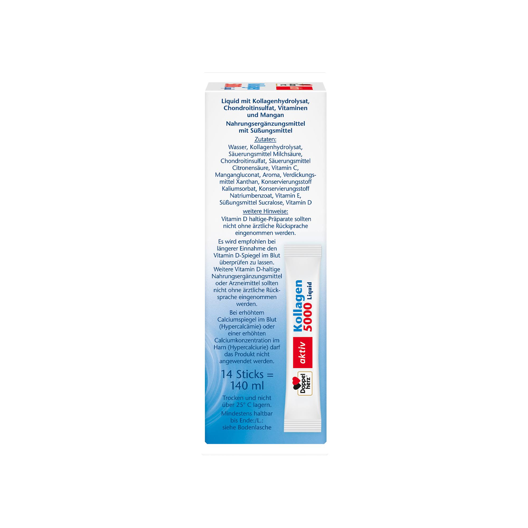 Doppelherz aktiv Collagen, 5000 Liquid, 14 Sticks