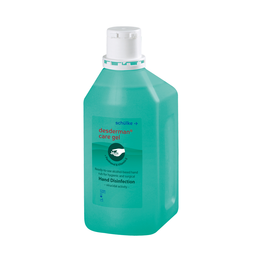 Desderman® Care Gel hand disinfectant gel, fragrance-free, from Schülke