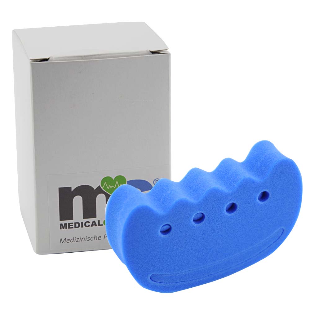 MC24® Hand Exerciser, Foam Material, Strengths Adjustable, Blue, 1 pc