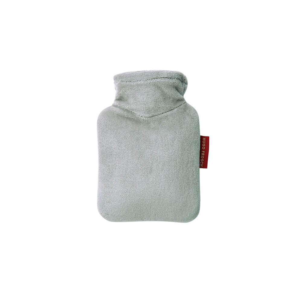 Hugo Frosch Mini Hot Water Bottle 0,2 L, Velour Cover, various Pattern