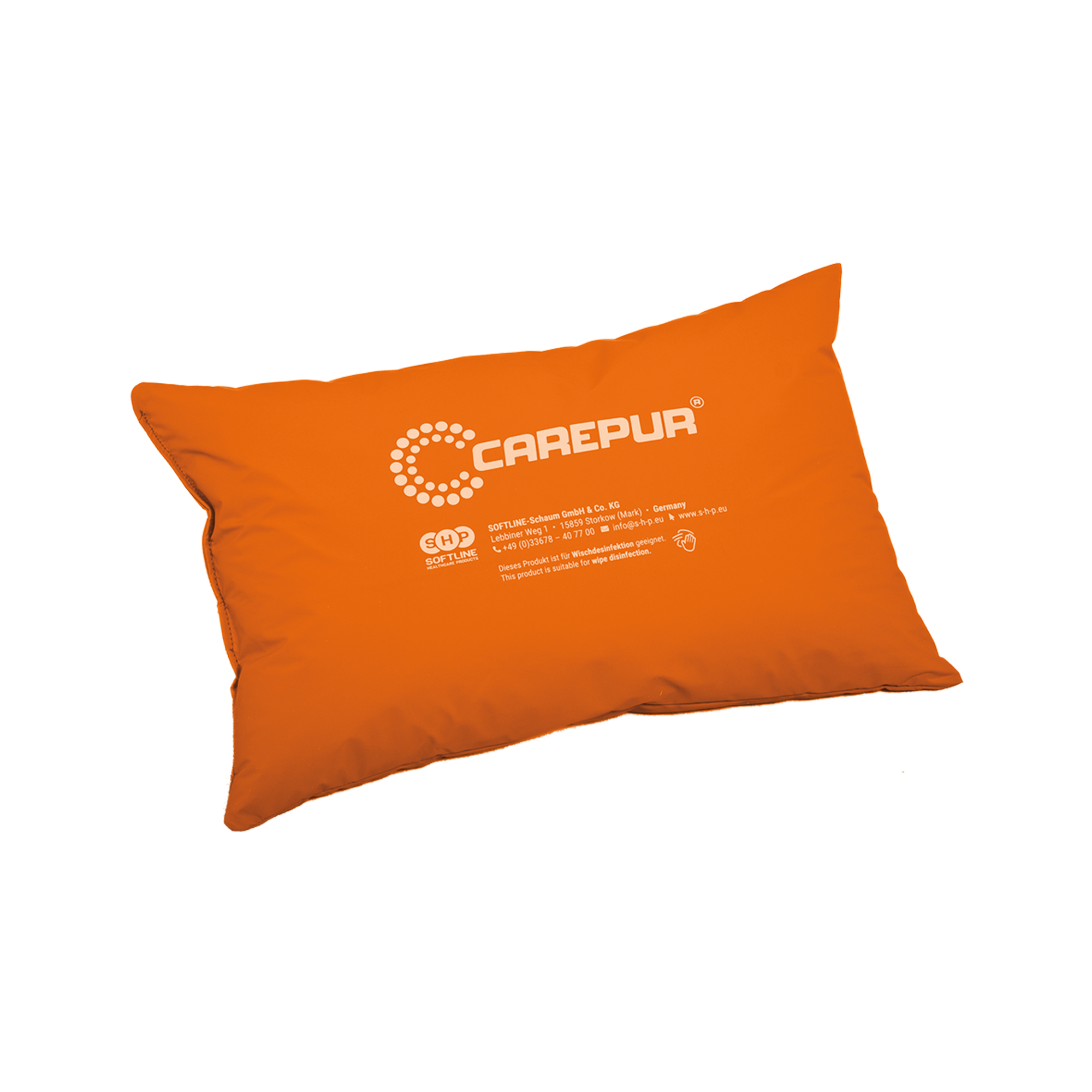 SHP CAREPUR Universal Pillow S, orange, 45 x 30 cm