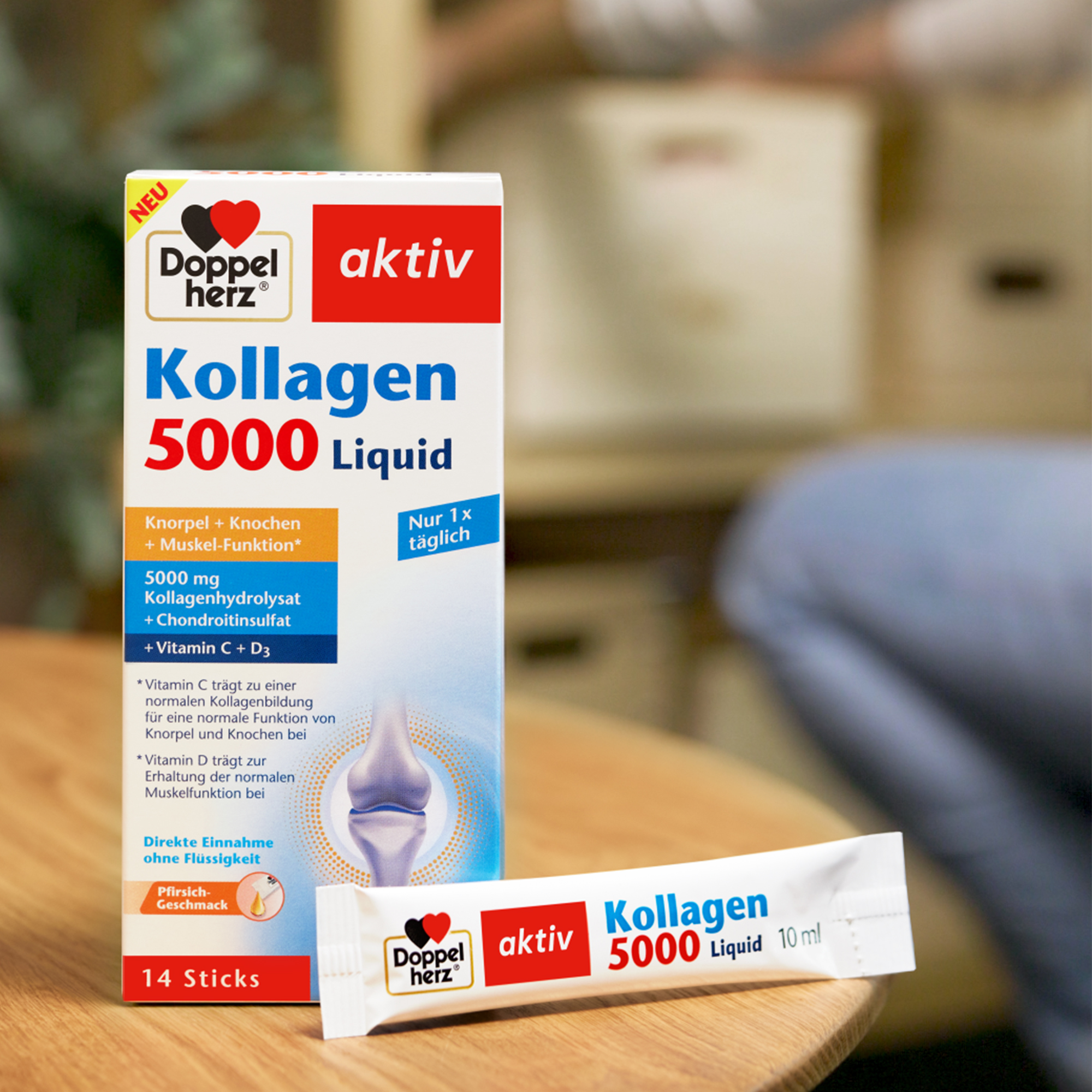 Doppelherz aktiv Collagen, 5000 Liquid, 14 Sticks