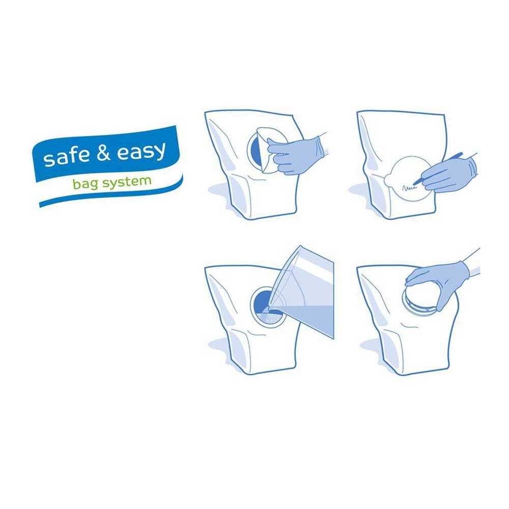 Schülke Wipes Safe & Easy Bag Disinfecting Wipes, dry, 6 x 111pcs