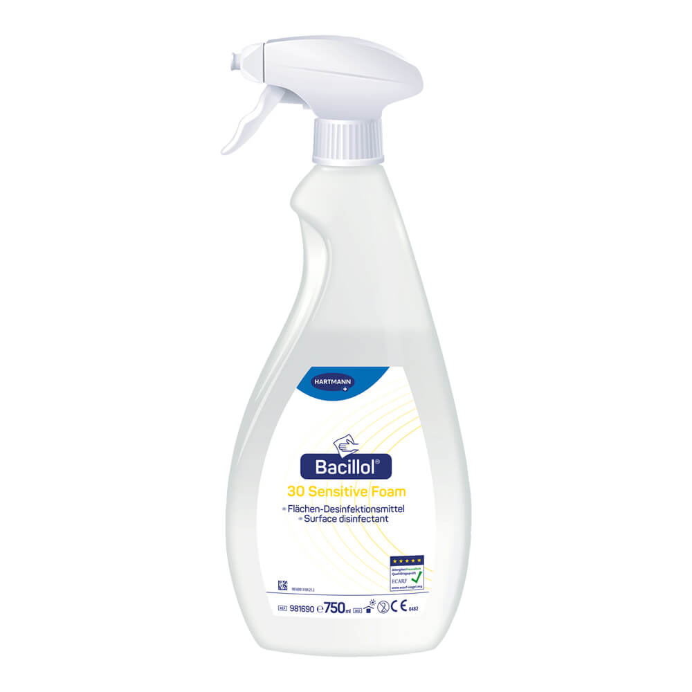 Bacillol® 30 Sensitive Foam surface disinfectant, ready for use, 750ml