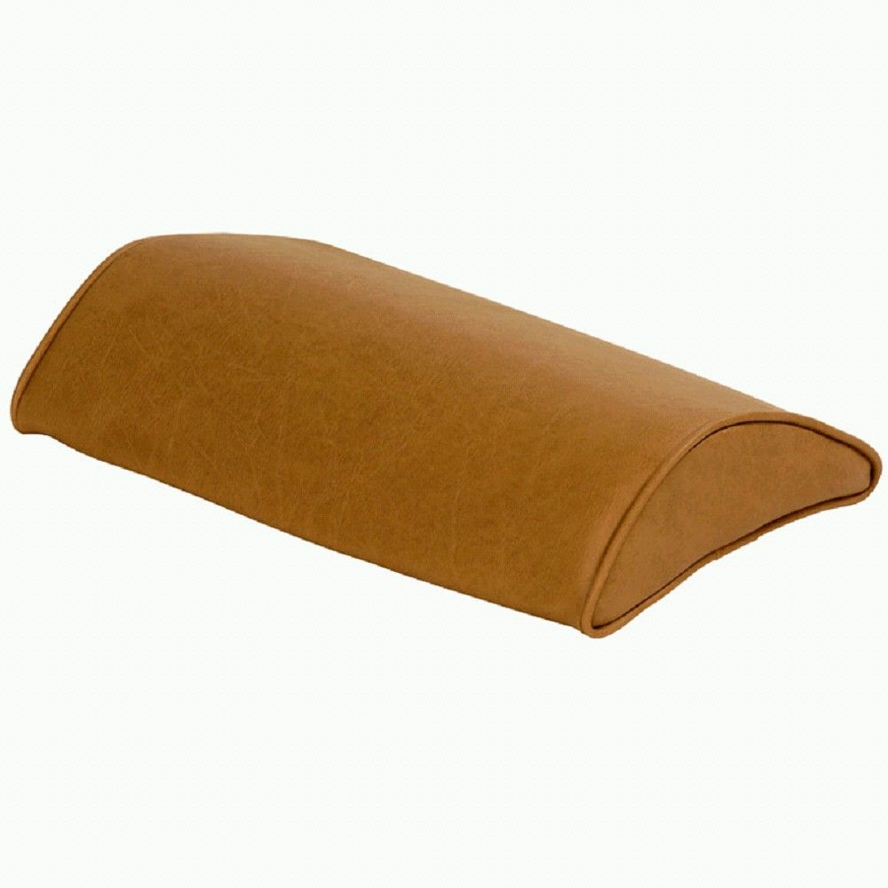 Pader Lordosis Cushion, Synthetic Leather Cover, 37x23x7cm, anthracite
