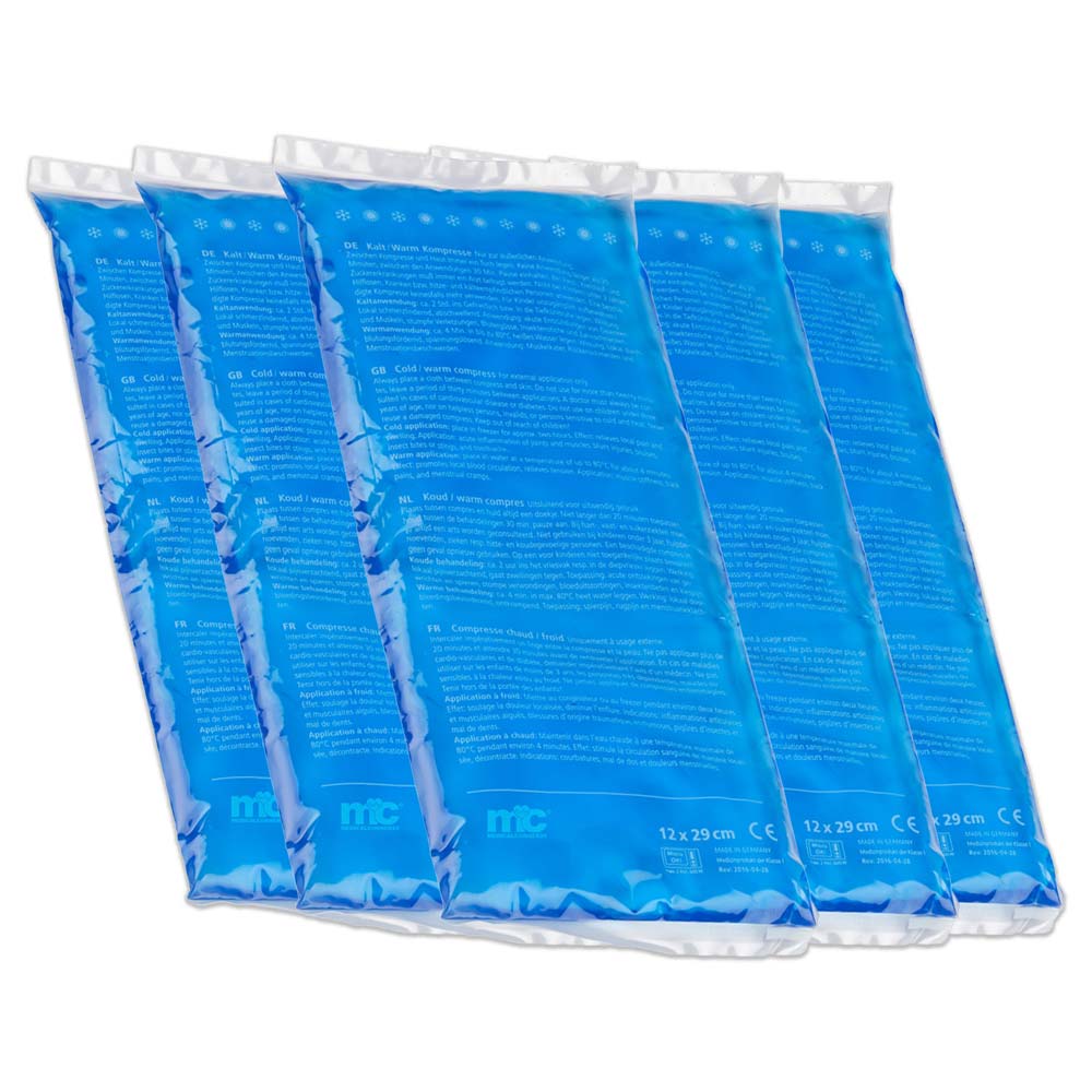 Hot and Cold Compress, gel, microwave, 12x29 cm, 5 items