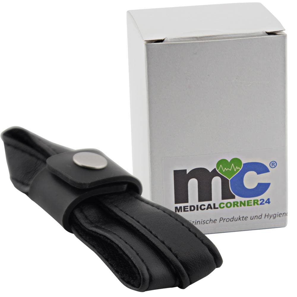 MC24® Stick Loop for Walking Sticks, Synthetic Leather, Black, 1pc