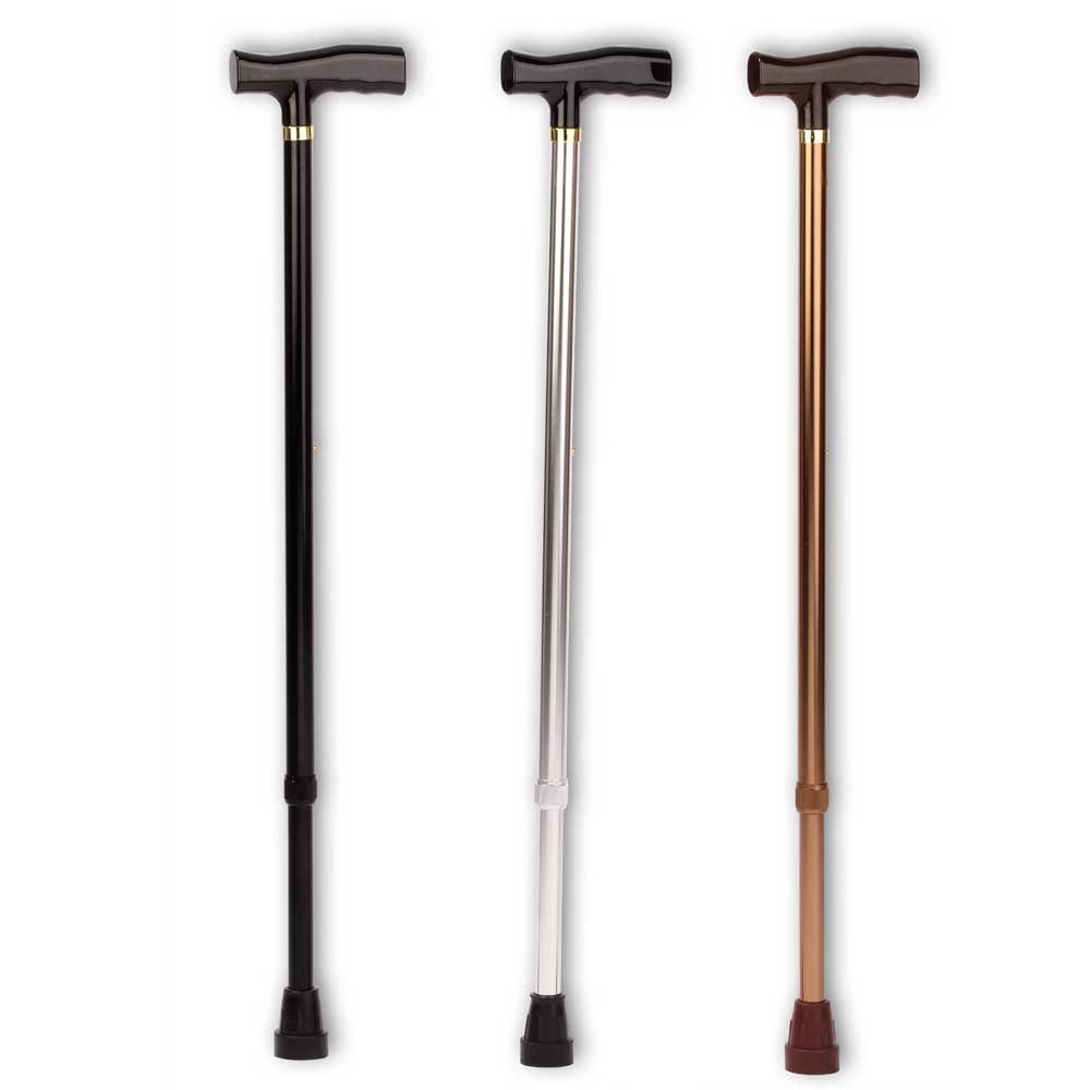 Behrend walking stick, alu, comfort handle, adjustable, colors
