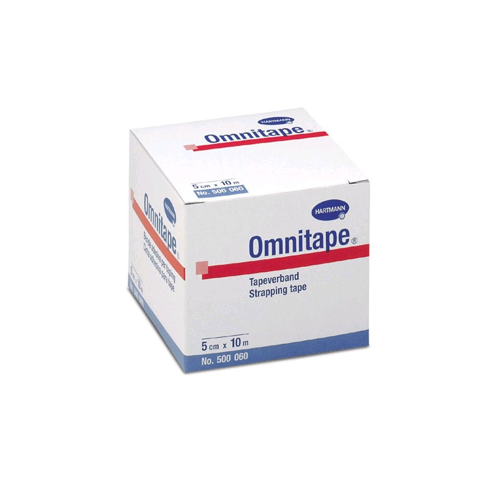 Hartmann Omnitape, tape bandage, 5 cm x 10 m, 1 roll, white