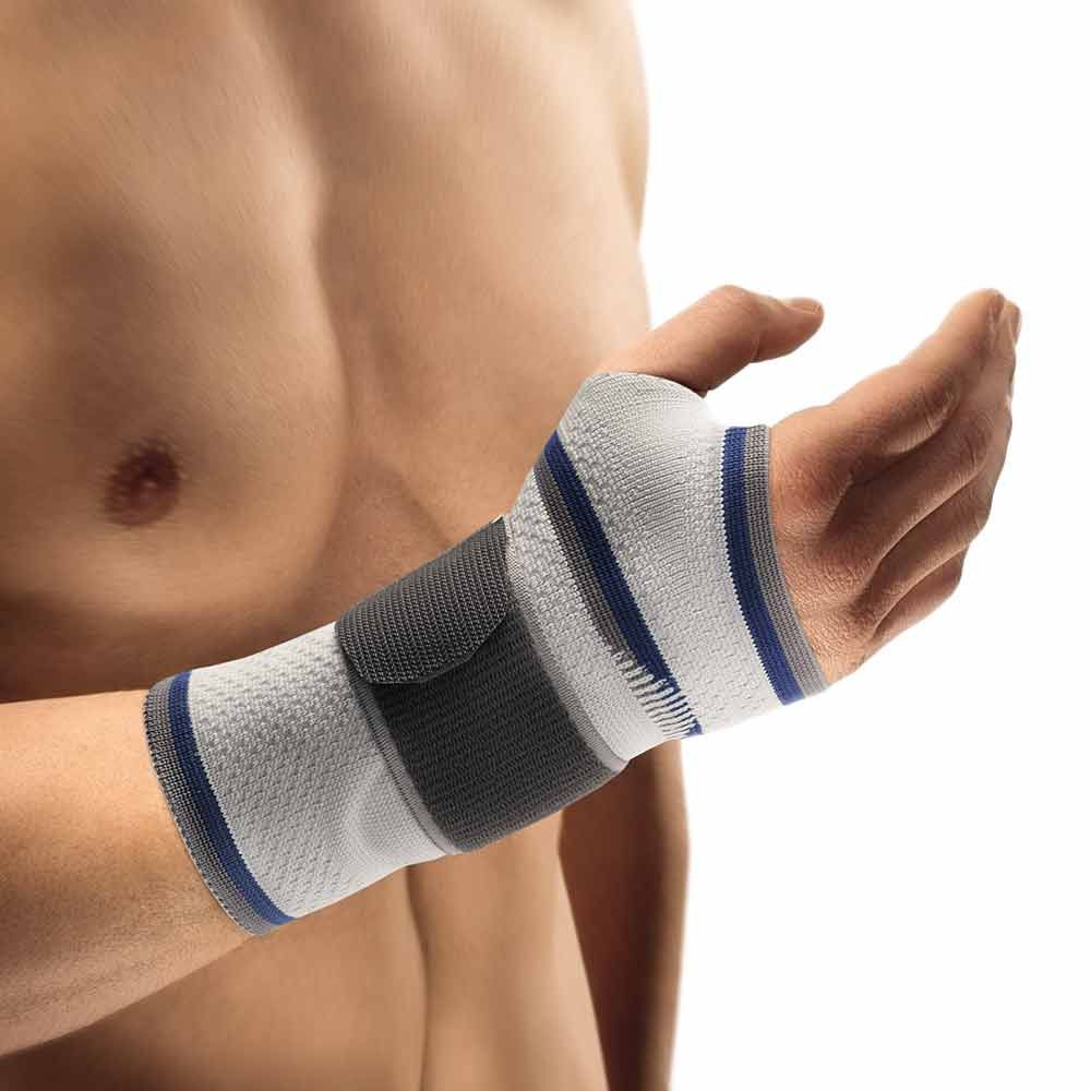 Bort ManuBasic Wrist Support, Silver, Left, XS