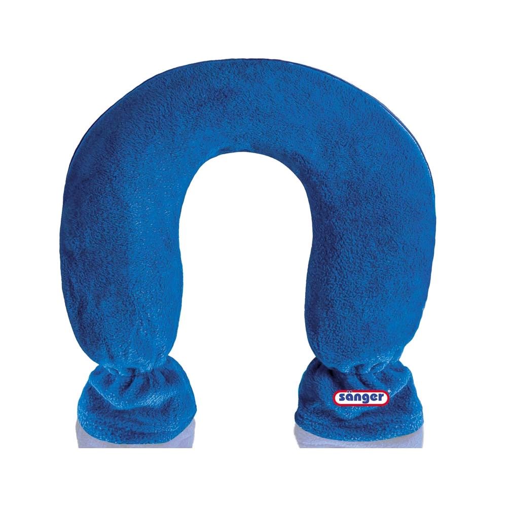 Sänger® neck warmers neck / shoulder area, fleece cover blue