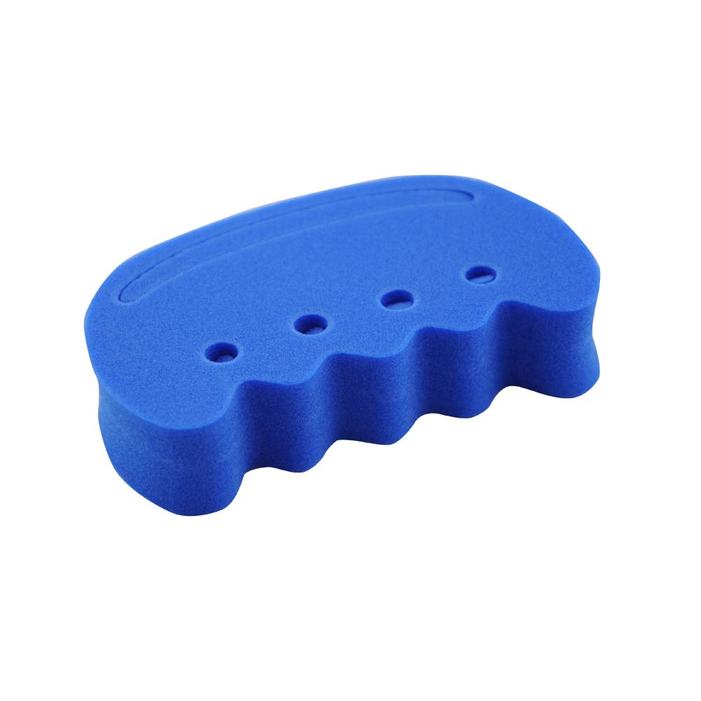 MC24 Hand Exerciser, Foam Material, Strengths Adjustable, Blue, 1 pc