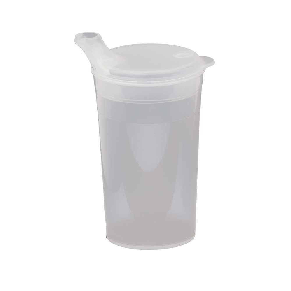 Behrend drinking cup, short mouthpiece porridge, autoclavable, transp.