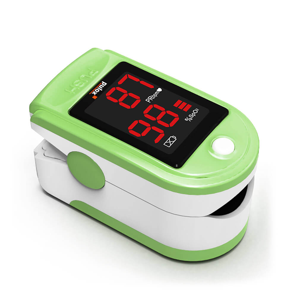 Pulox Finger Pulse Oximeter PO-100, with LED display, various. colors