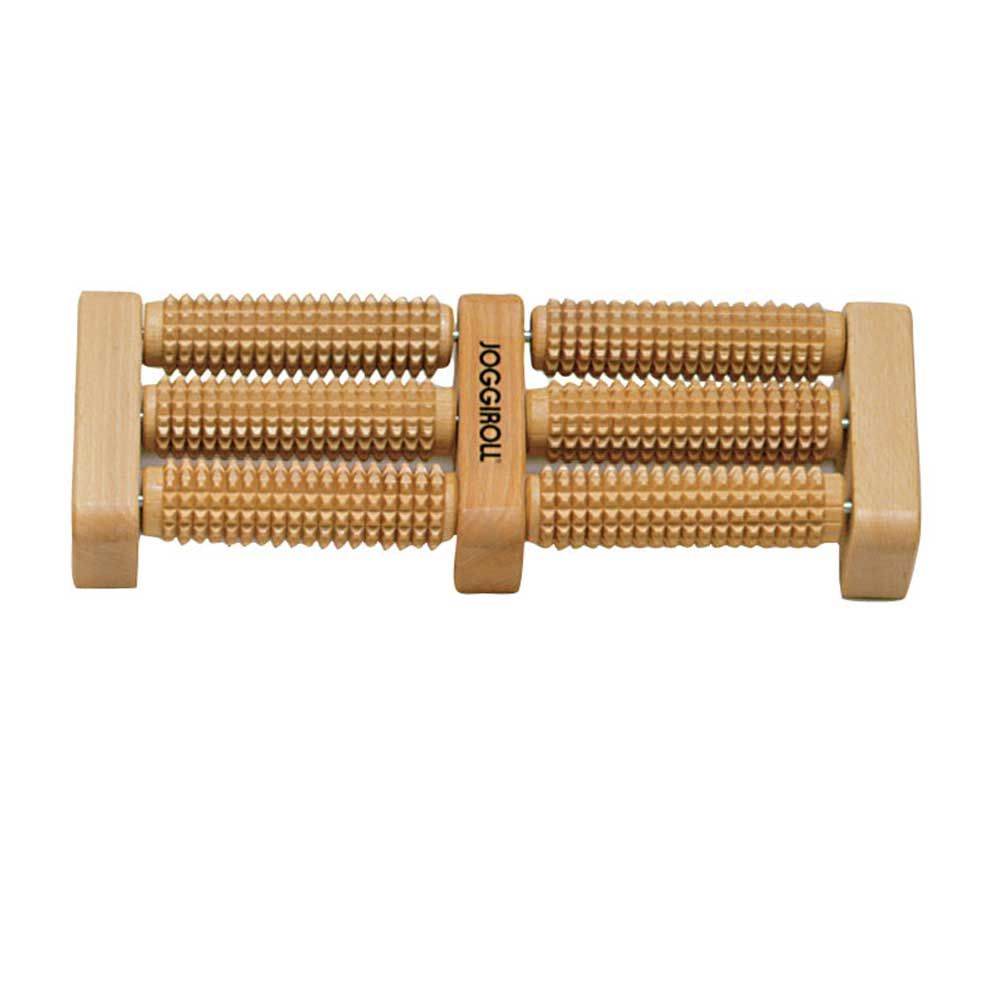 Behrend Joggiroll foot scroller, wood, double, 6 axes