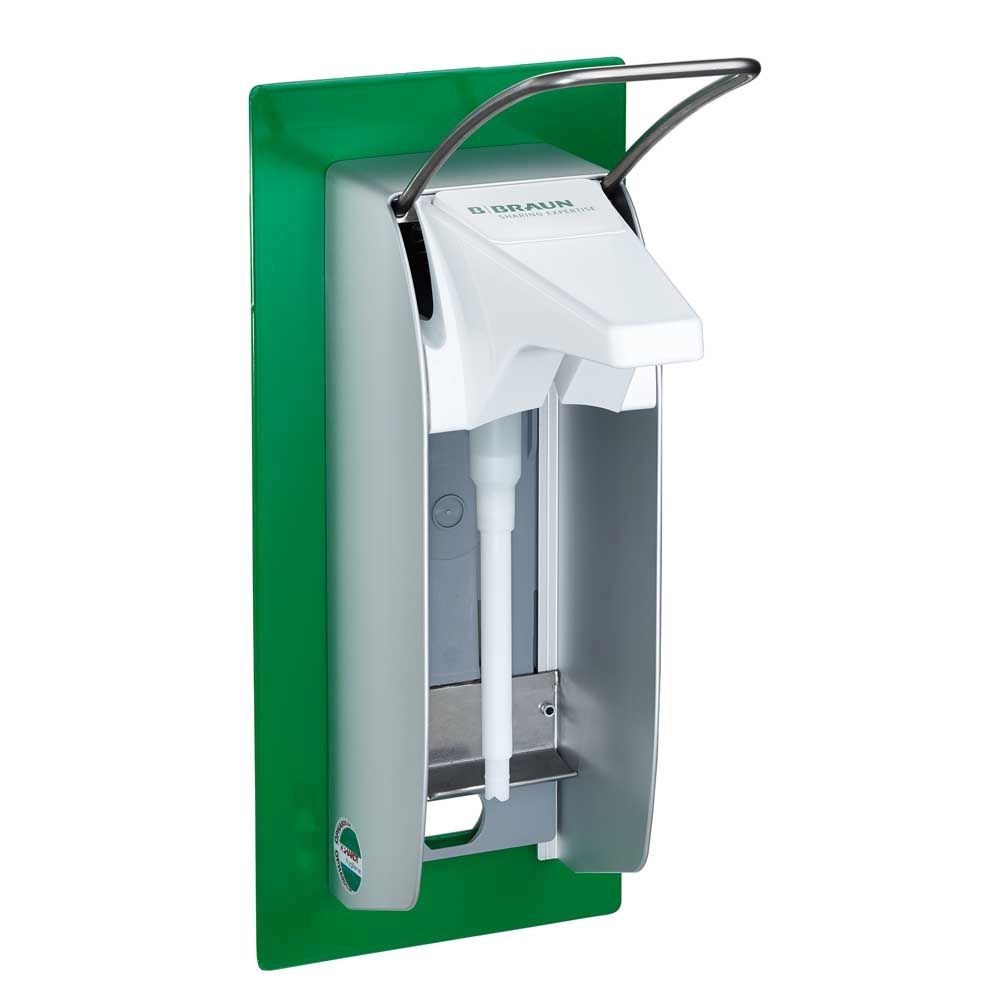 B.Braun signal-frame wall dispenser plus 500 ml green