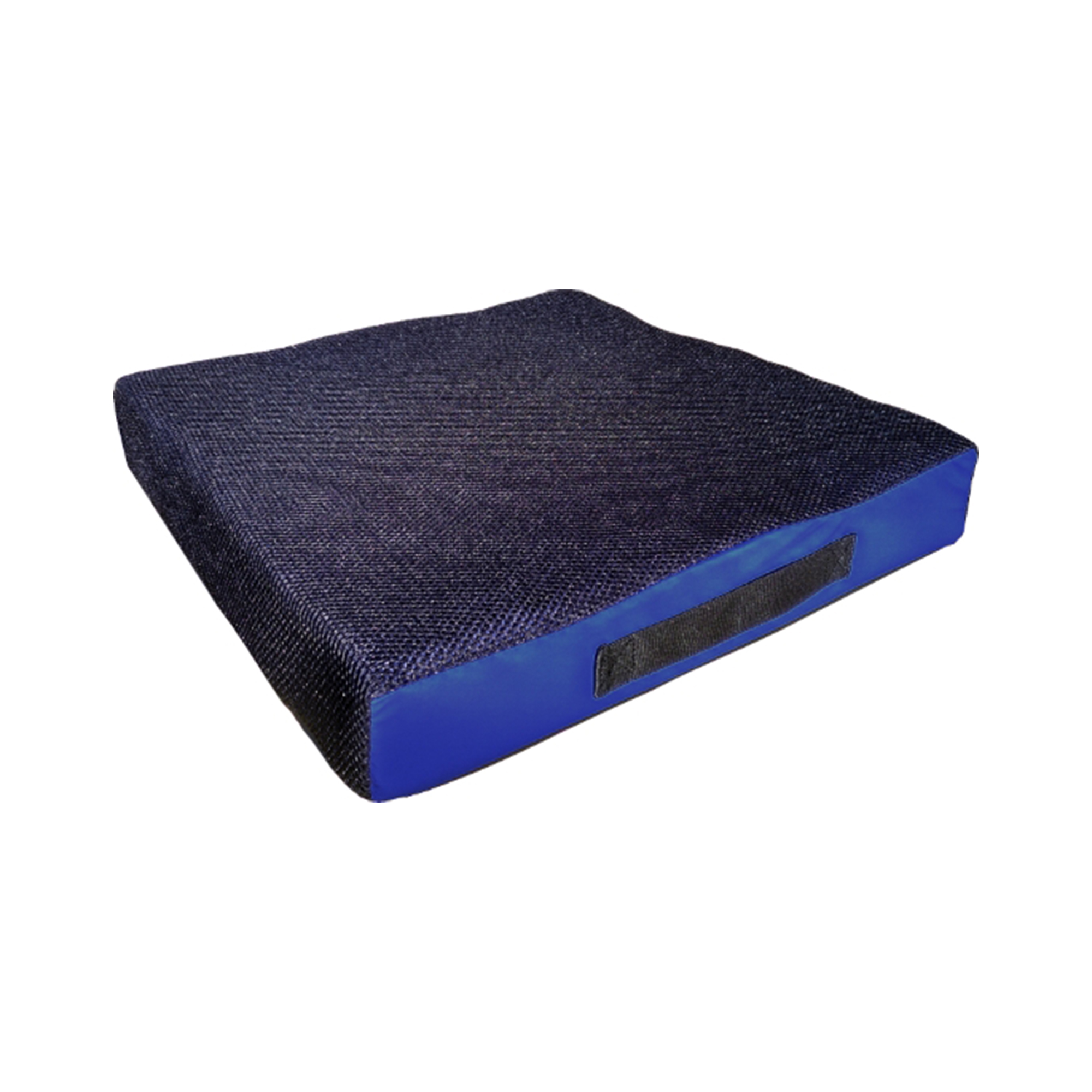 SHP CUBE FLEXi Wheelchair and Seat Cushion, black-blue, 51 x 51 x 8 cm