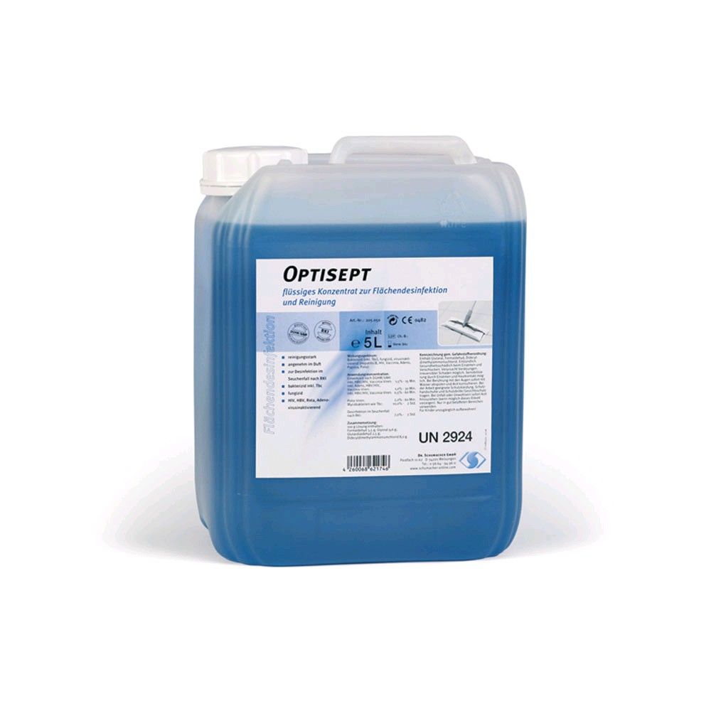 Optisept Surface Disinfectant by Dr. Schumacher, 5 litre canister