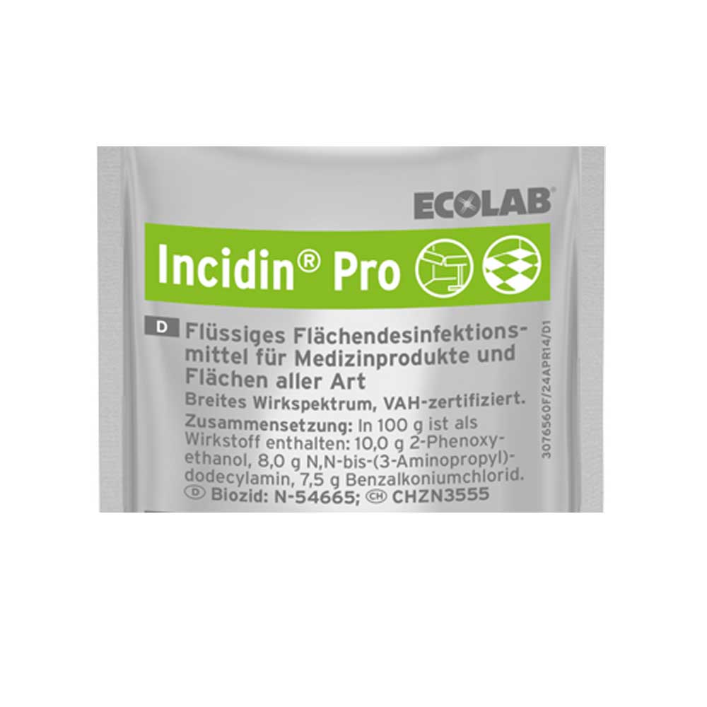 Ecolab Surface Disinfectant Incidin Pro, 400x 20 ml