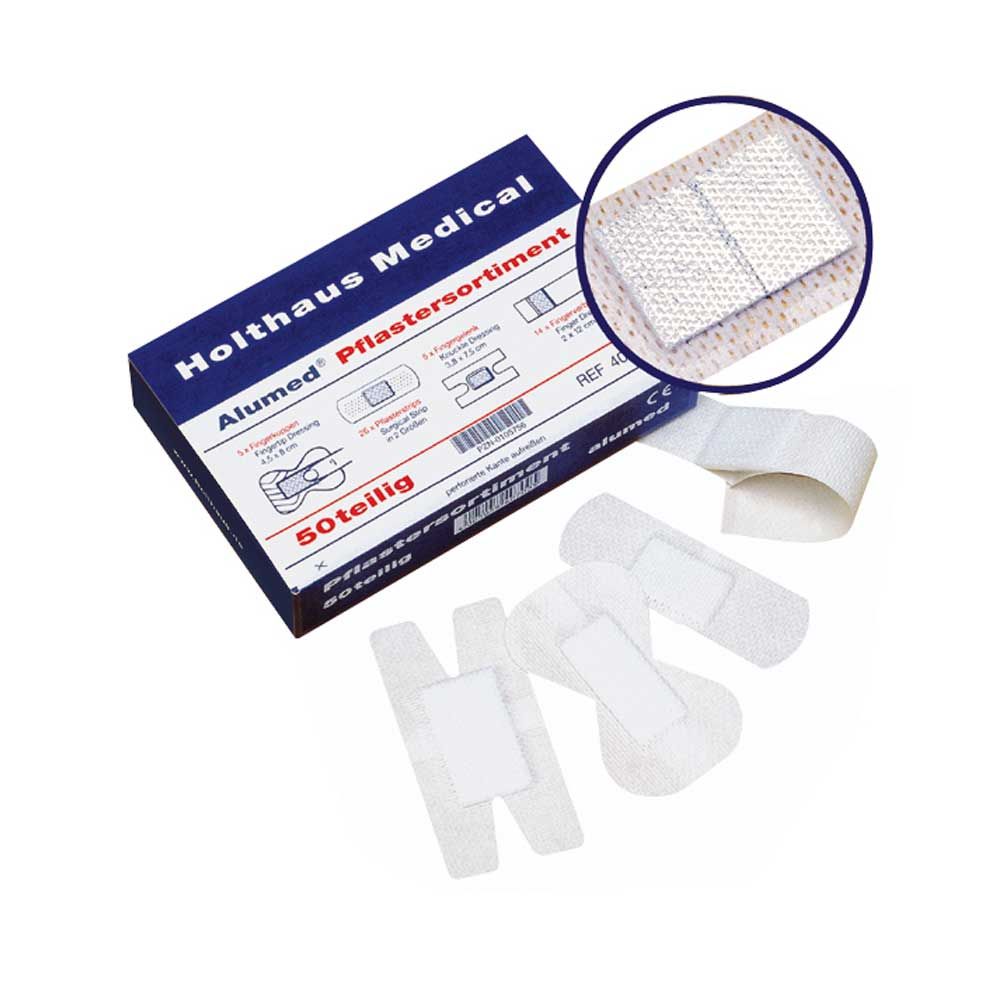 Holthaus Medical Alumed® Elastic Plaster Set, 50 Parts