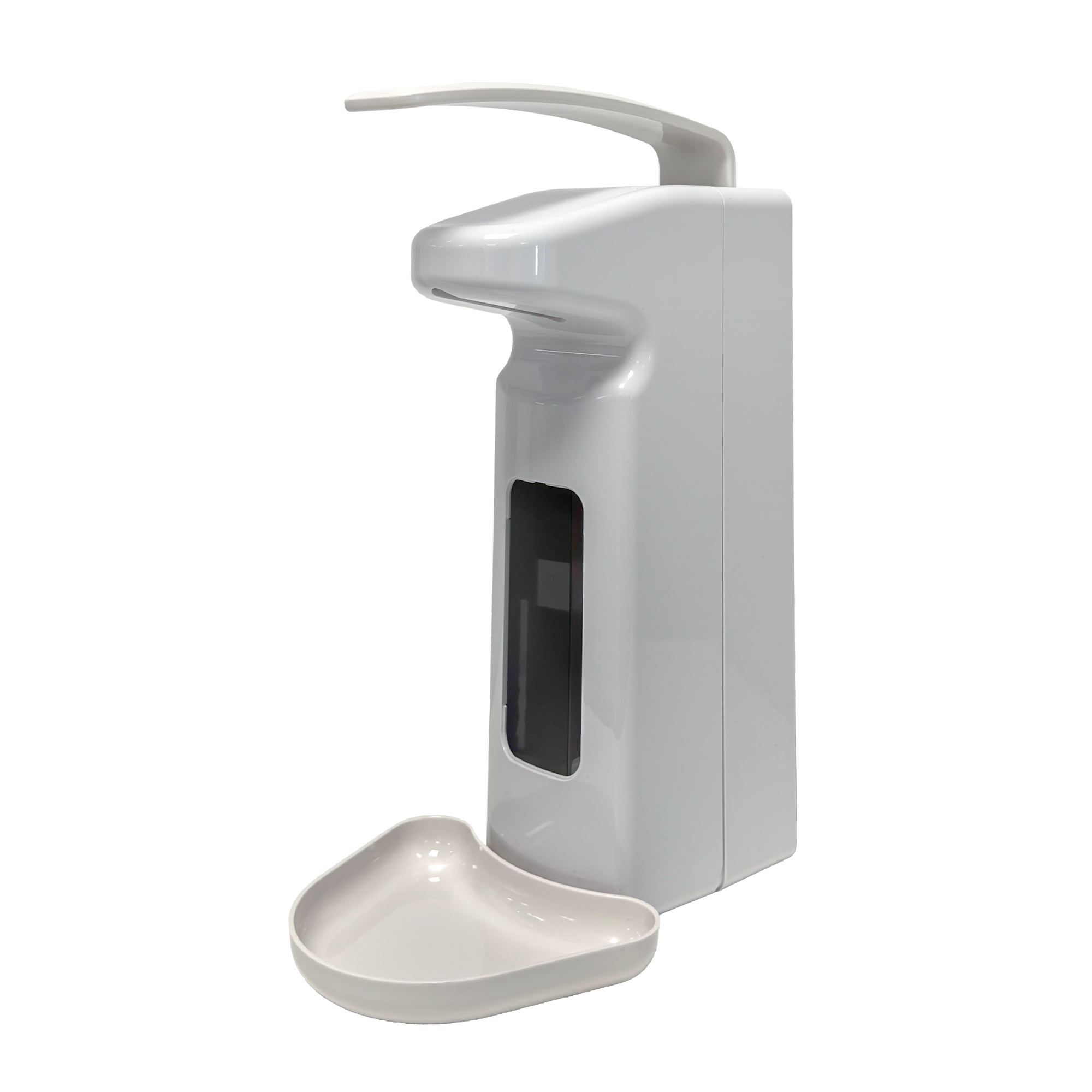 Dispenser with Long Arm Lever for 500 and 1000ml Euro Bottles, white