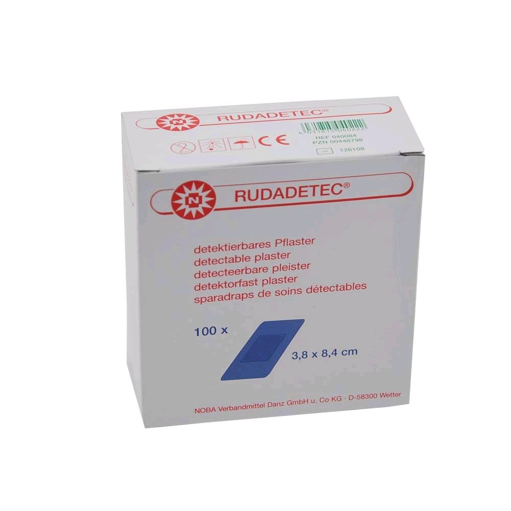 Noba RUDADETEC® plaster strips, detectable, blue, 100 items, sizes