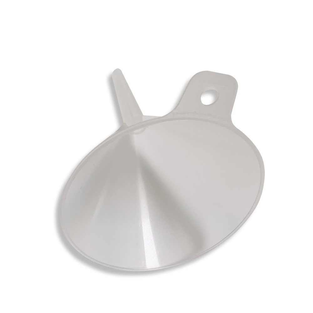 Schülke funnel, funnel for upper / lower containers, transparent