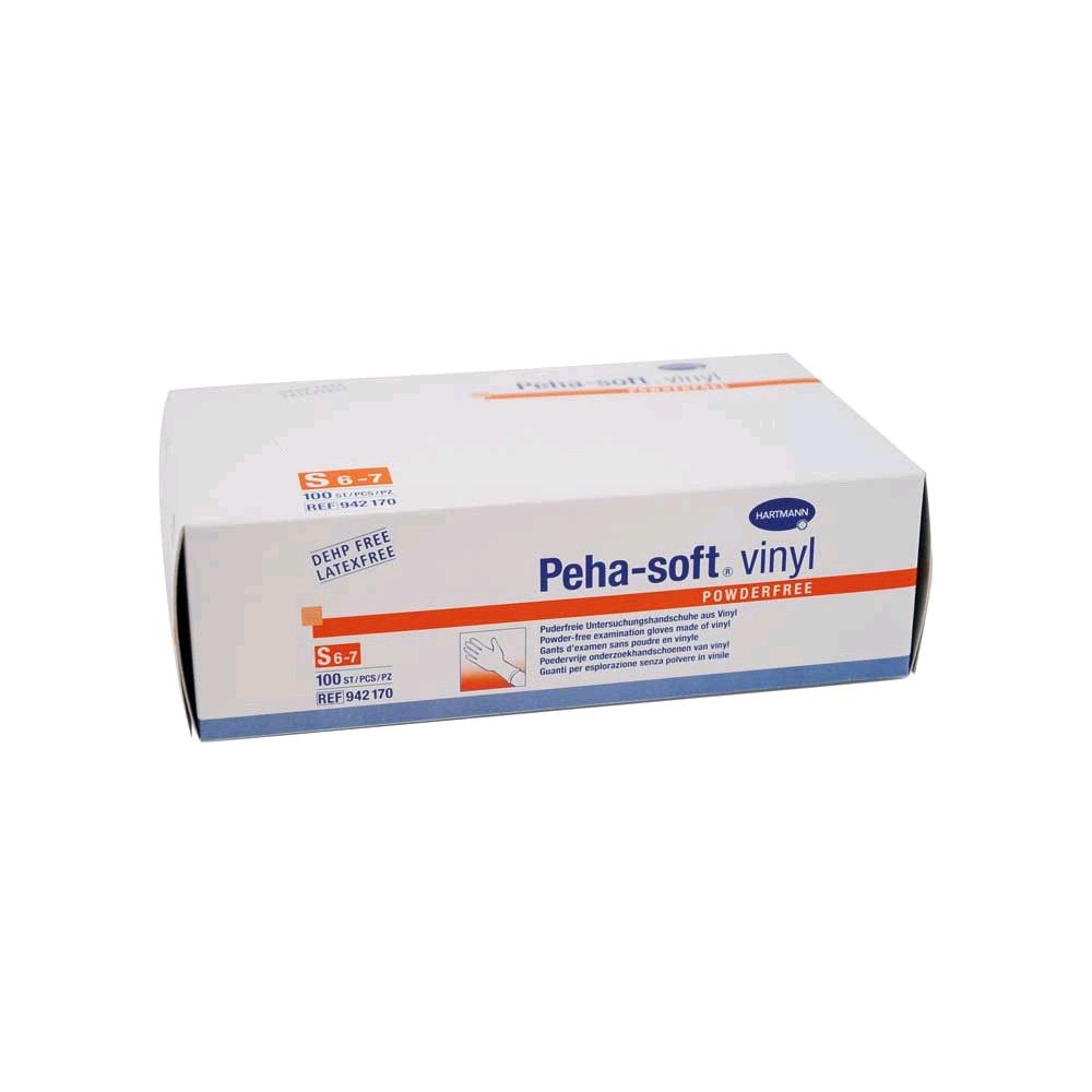 Peha-soft Vinyl Gloves by Hartmann, powder-free, 100 items