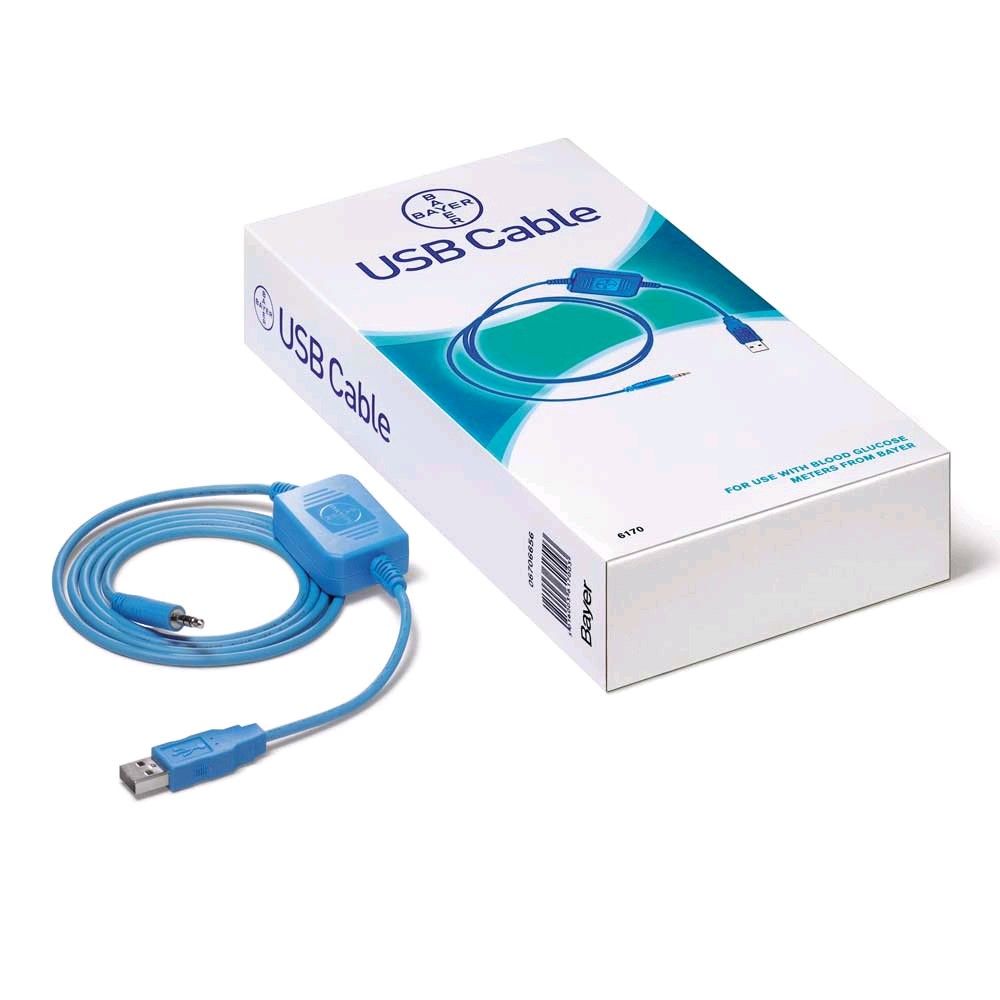 Bayer CONTOUR USB cable for glucometers, 1 piece