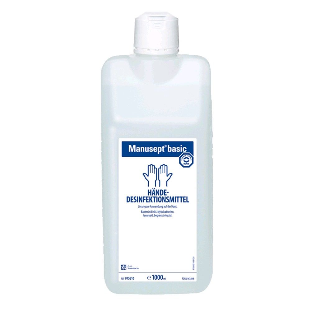 Bode Manusept® basic hand hygiene, color dye / fragrance free, 1000 ml