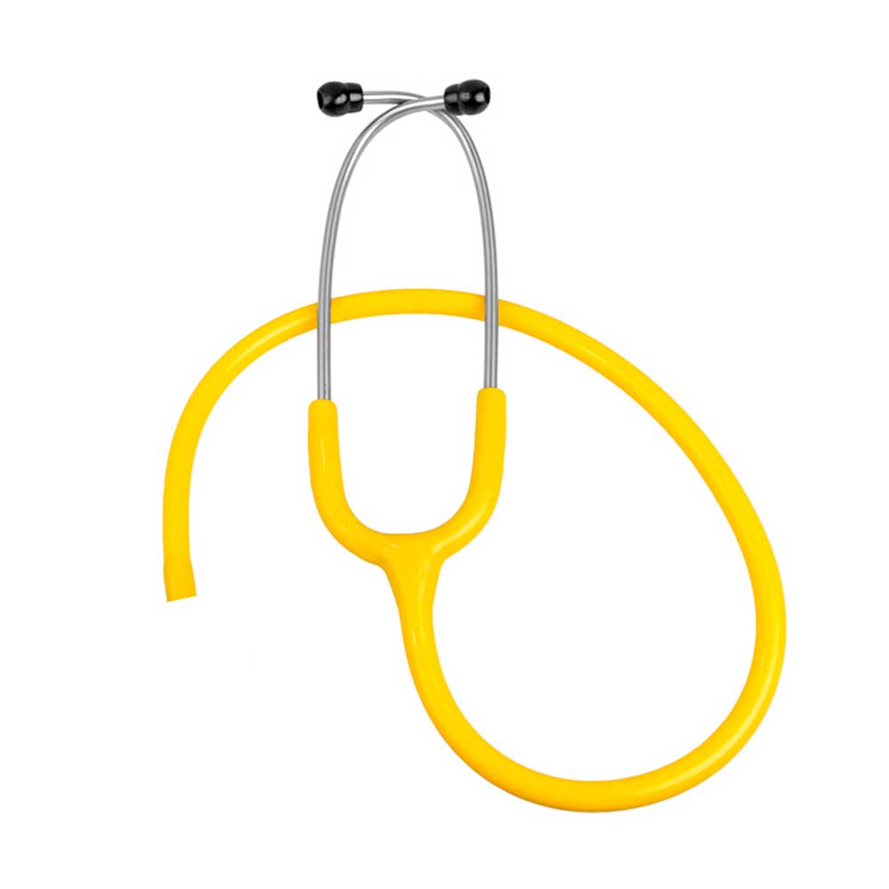 Luxamed Ear Hooks for Stethoscope, Steel, Tube, yellow