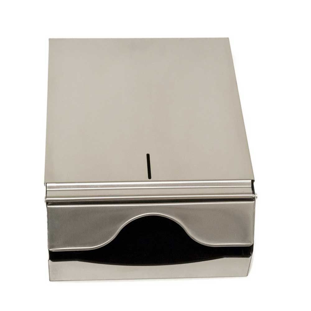 Plock towel dispenser stainless steel, brushed, lockable