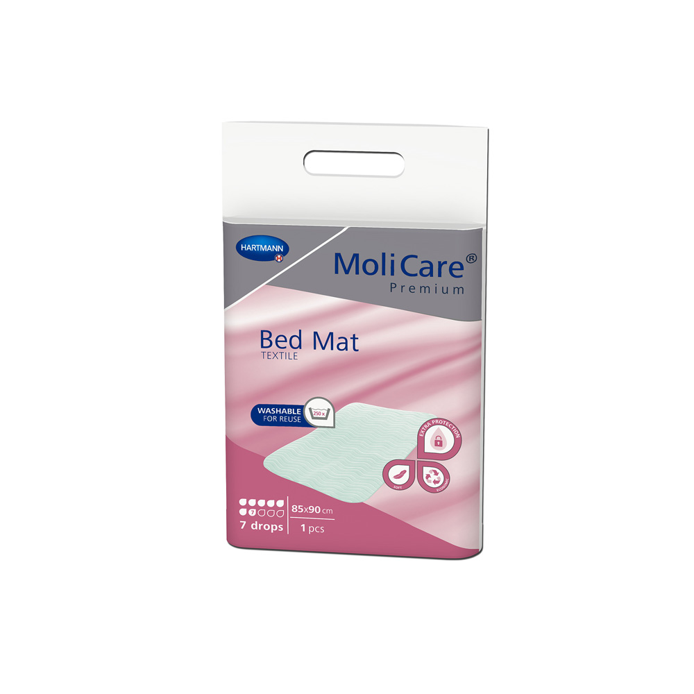 Hartmann MoliCare® Premium Bed Mat Textile incontinence underpads, 7 drops