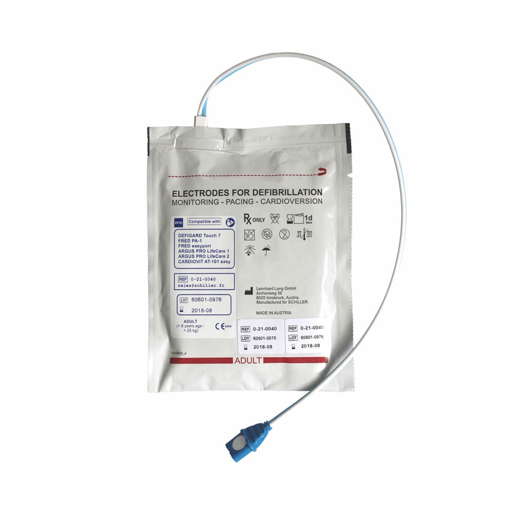 Replacement electrodes for adults, for FRED-PA-1 defibrillator