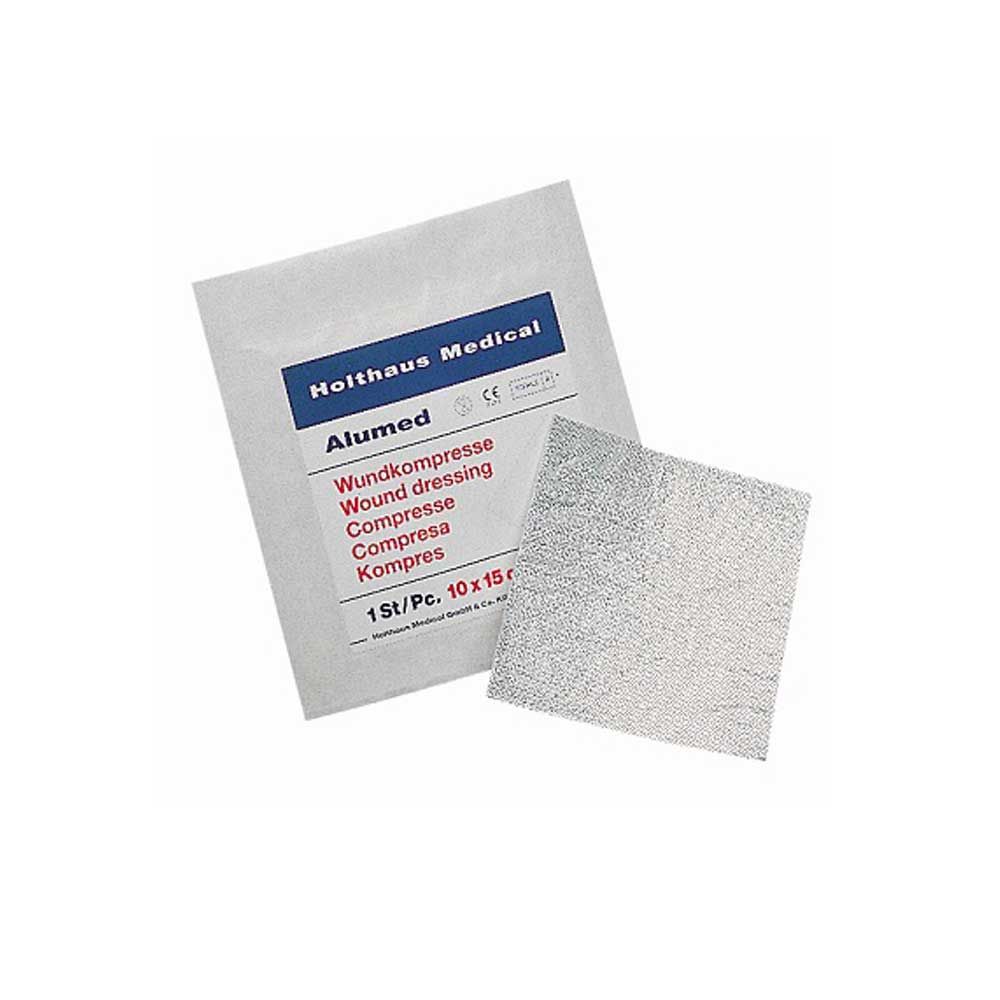 Holthaus Medical Alumed Tracheo Compress, Sterile 8x10cm 1 pc