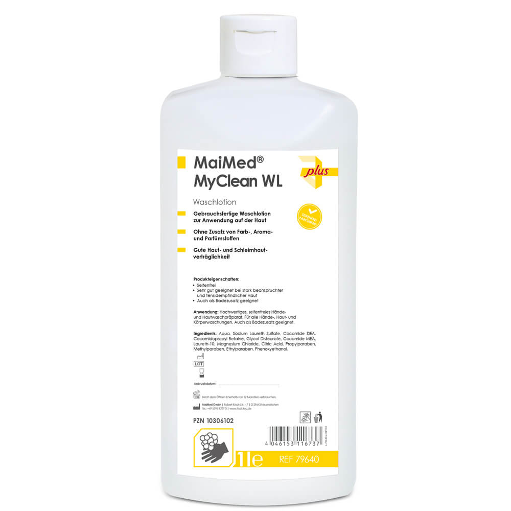 MaiMed MyClean® WL washing lotion, soap-free, 1000 ml