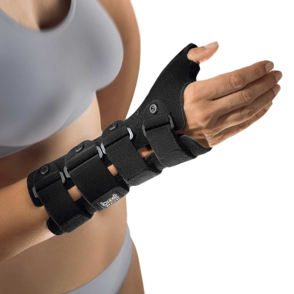 Bort Hand and Thumb Brace, S, black, left