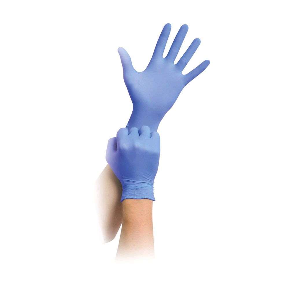 MaiMed Solution 100 nitrile gloves powder free, blue-violet, XL