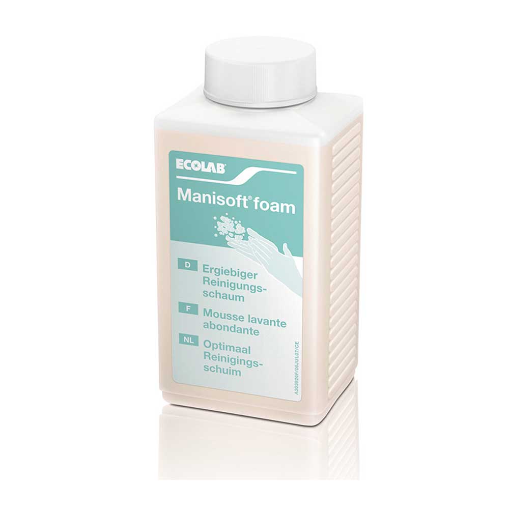 Ecolab Wash Lotion Manisoft Foam, Soap- /Alkali-Free, Sizes