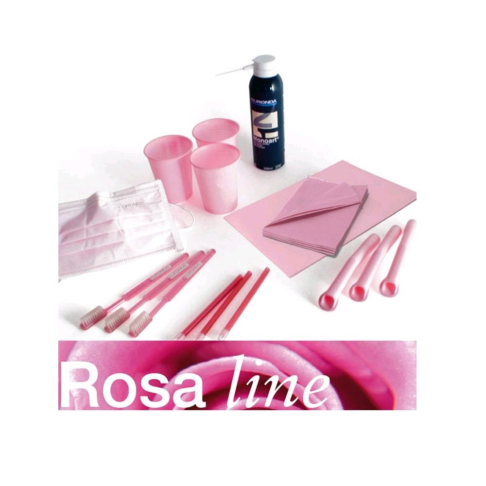 Euronda Monoart Dental Equipment, Treatment Set, Pink Line, pink