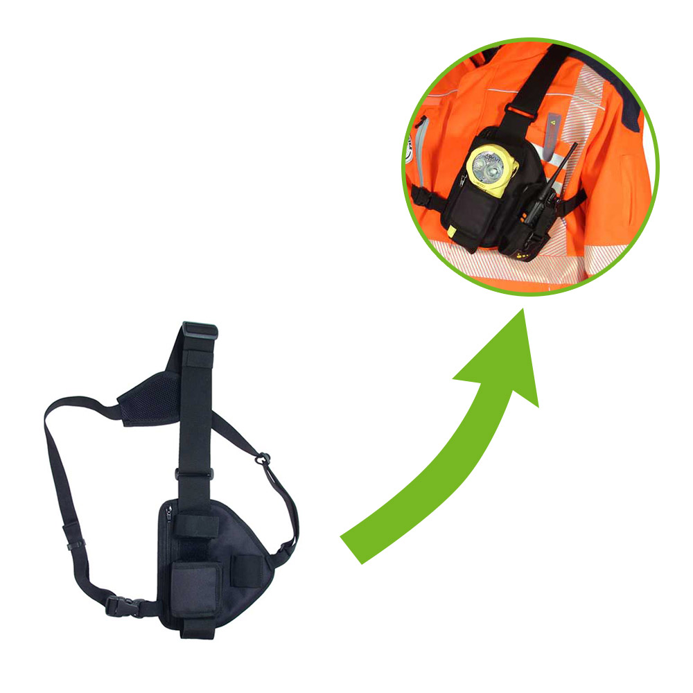 TEE-UU CHEST Radio Harness, Adjustable Straps