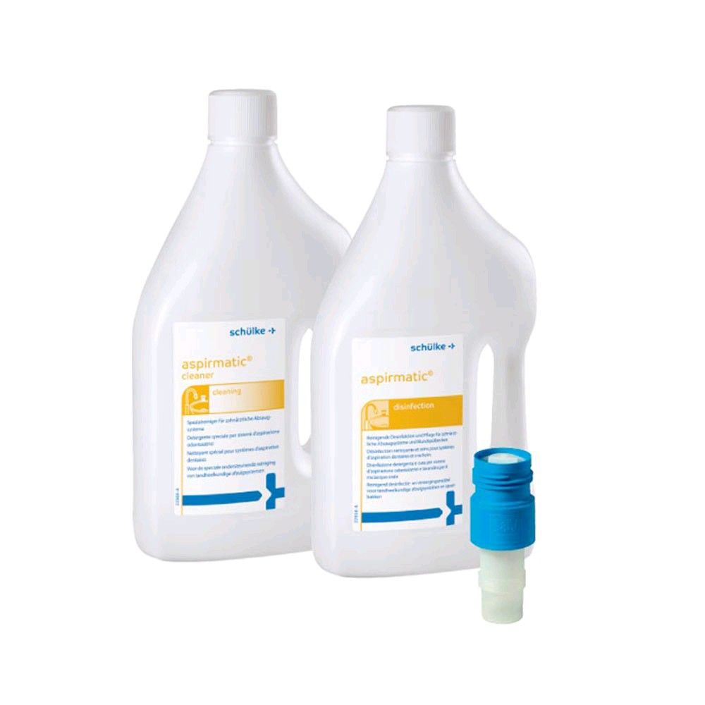 Schülke aspirmatic® instrument disinfection, clean, dental, 2L